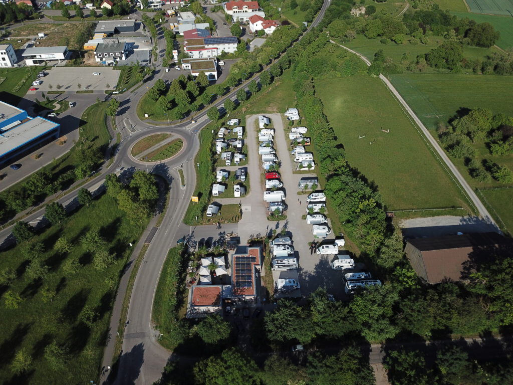 Der Wohnmobilpark in der Perspektive